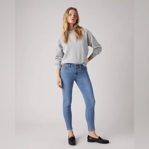 Levi's 711 SKINNY WOMEN'S JEANS Medium Wash Blue Size 25